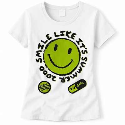 L Color Changing Smile Like It’S Summer 2000 Womens T-Shirt