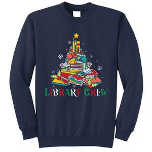 Library Crew Christmas Light Funny Book Lover Librarian Xmas Sweatshirt