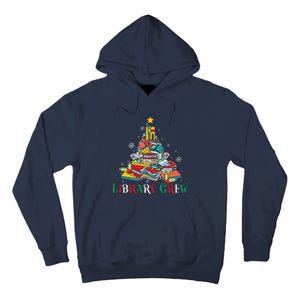 Library Crew Christmas Light Funny Book Lover Librarian Xmas Tall Hoodie