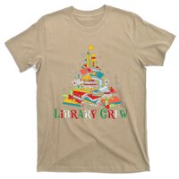 Library Crew Christmas Light Funny Book Lover Librarian Xmas T-Shirt