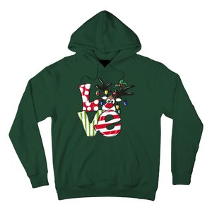 Love Christmas Cute Reindeer Hoodie