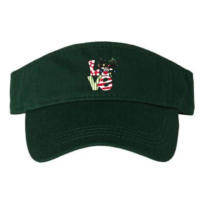 Love Christmas Cute Reindeer Visor