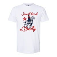 Liberty City Cowboy 4th Of July Sweet Land Liberty Cowboy Softstyle CVC T-Shirt