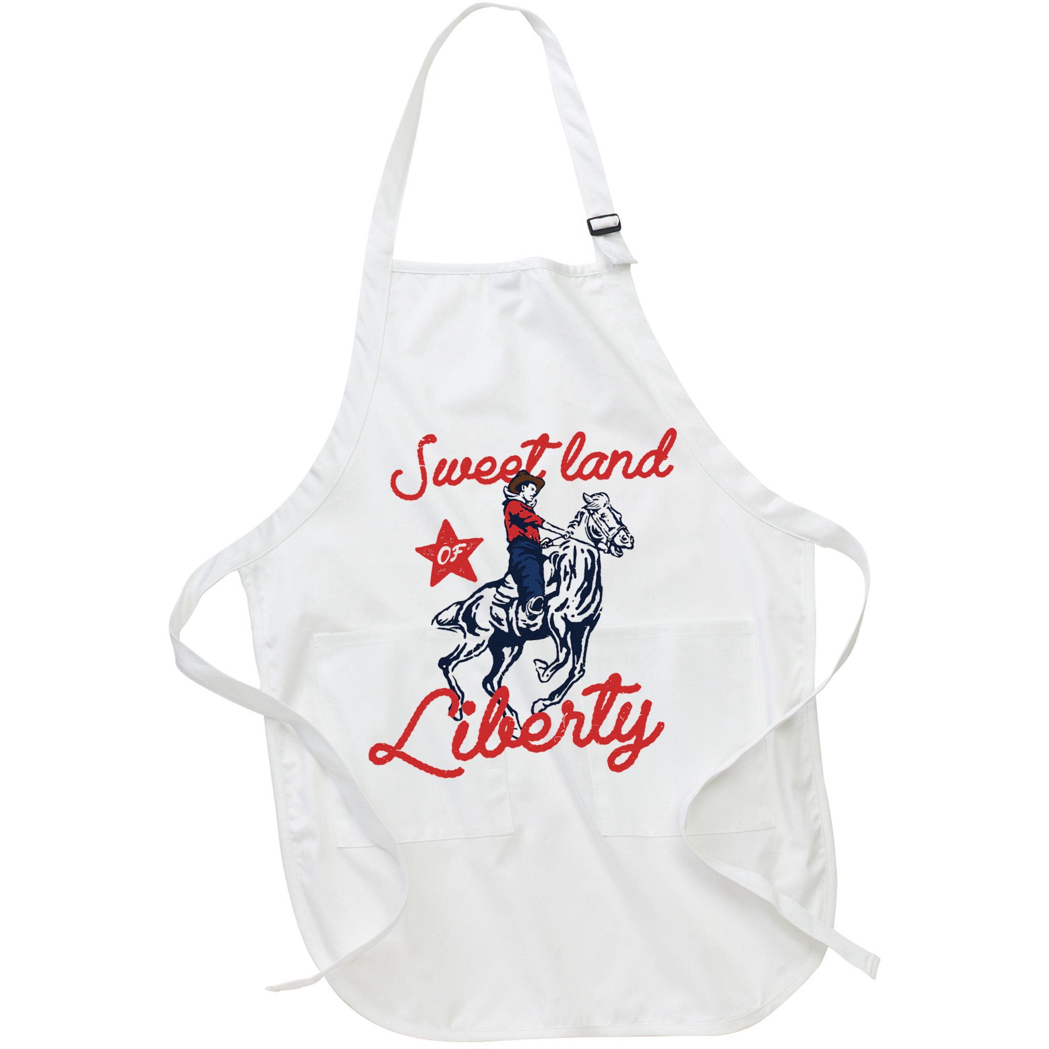 Liberty City Cowboy 4th Of July Sweet Land Liberty Cowboy Apron