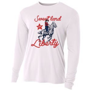 Liberty City Cowboy 4th Of July Sweet Land Liberty Cowboy Cooling Performance Long Sleeve Crew