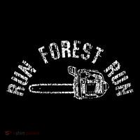 Lumberjack Chainsaw Chop Wood Gift Flatbill Hat