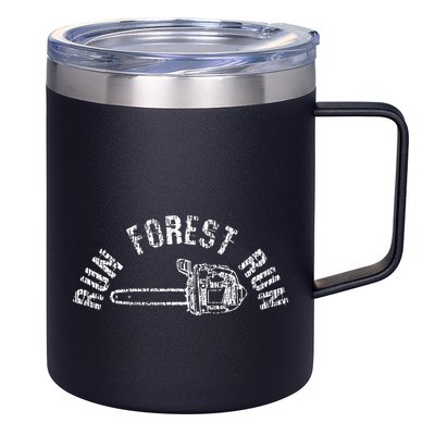 Lumberjack Chainsaw Chop Wood Gift 12oz Stainless Steel Coffee Mug