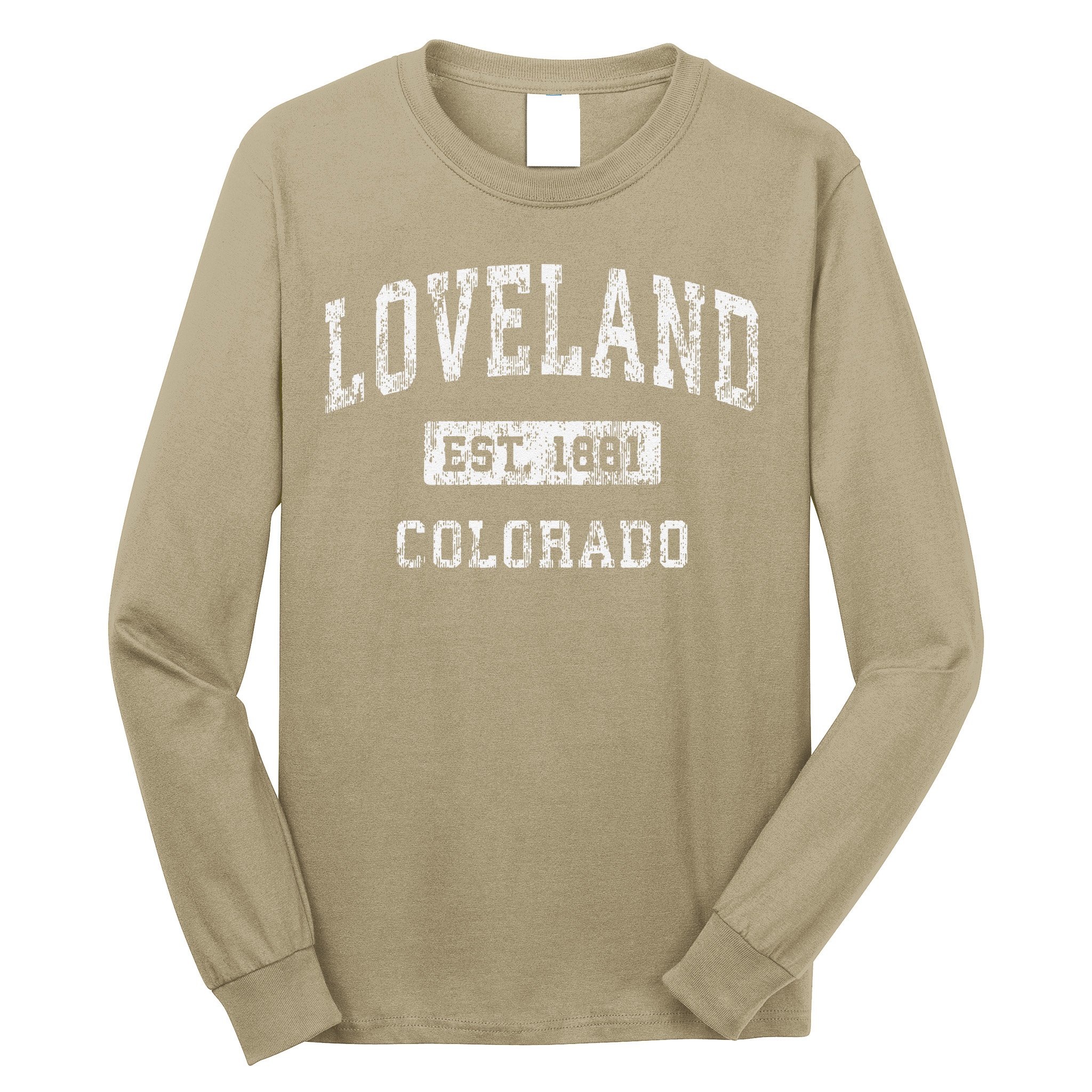 Loveland Colorado Co Vintage Established Long Sleeve Shirt