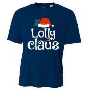 Lolly Claus Christmas Santa Claus Xmas Family Pajamas Wo Cooling Performance Crew T-Shirt