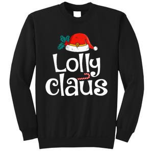 Lolly Claus Christmas Santa Claus Xmas Family Pajamas Sweatshirt