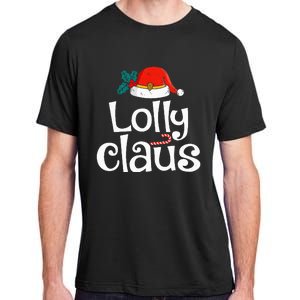 Lolly Claus Christmas Santa Claus Xmas Family Pajamas Adult ChromaSoft Performance T-Shirt