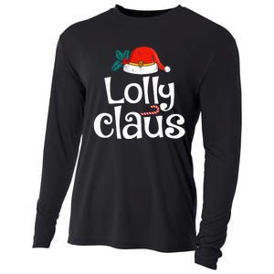 Lolly Claus Christmas Santa Claus Xmas Family Pajamas Cooling Performance Long Sleeve Crew