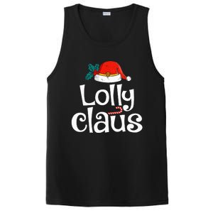 Lolly Claus Christmas Santa Claus Xmas Family Pajamas PosiCharge Competitor Tank