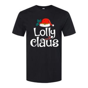 Lolly Claus Christmas Santa Claus Xmas Family Pajamas Softstyle CVC T-Shirt