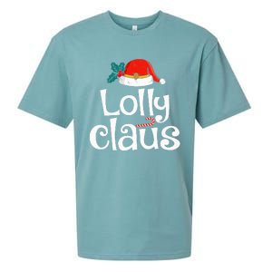 Lolly Claus Christmas Santa Claus Xmas Family Pajamas Sueded Cloud Jersey T-Shirt