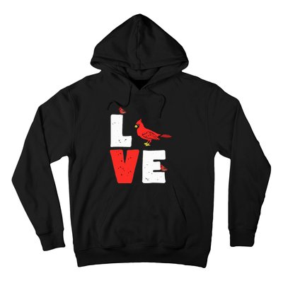 Love Cardinal Cardinal Lover Hoodie