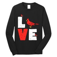 Love Cardinal Cardinal Lover Long Sleeve Shirt