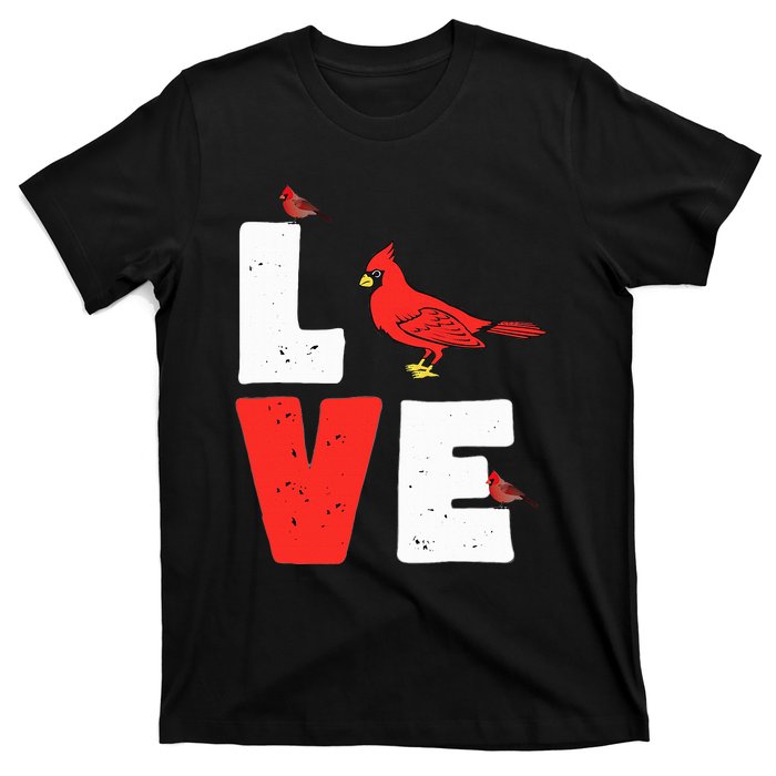 Love Cardinal Cardinal Lover T-Shirt