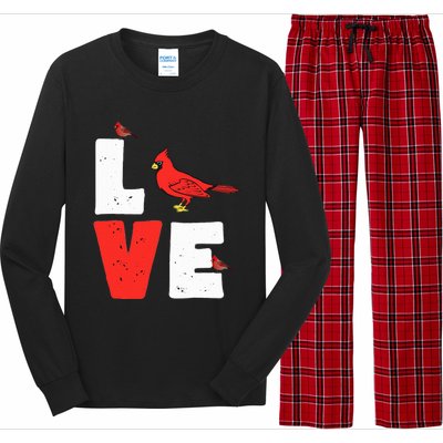 Love Cardinal Cardinal Lover Long Sleeve Pajama Set