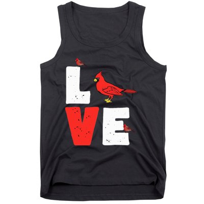 Love Cardinal Cardinal Lover Tank Top