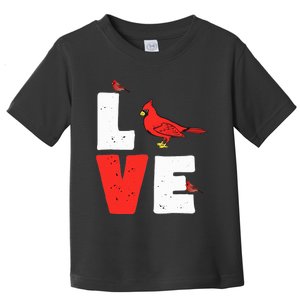 Love Cardinal Cardinal Lover Toddler T-Shirt