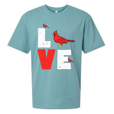 Love Cardinal Cardinal Lover Sueded Cloud Jersey T-Shirt