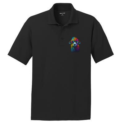 Lama Colorful Cool Alpaca Alpacalover PosiCharge RacerMesh Polo