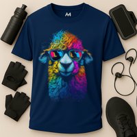Lama Colorful Cool Alpaca Alpacalover Performance Shirt