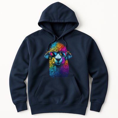Lama Colorful Cool Alpaca Alpacalover Hoodie