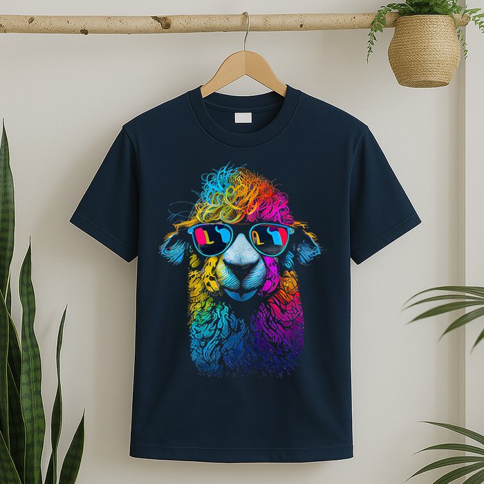 Lama Colorful Cool Alpaca Alpacalover T-Shirt