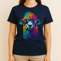 Lama Colorful Cool Alpaca Alpacalover T-Shirt