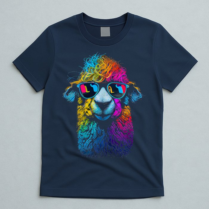 Lama Colorful Cool Alpaca Alpacalover T-Shirt