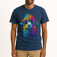 Lama Colorful Cool Alpaca Alpacalover Tall T-Shirt