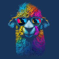 Lama Colorful Cool Alpaca Alpacalover Baby Bodysuit