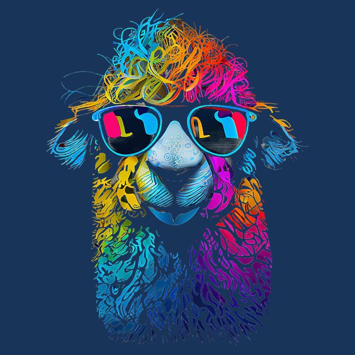Lama Colorful Cool Alpaca Alpacalover Baby Bodysuit