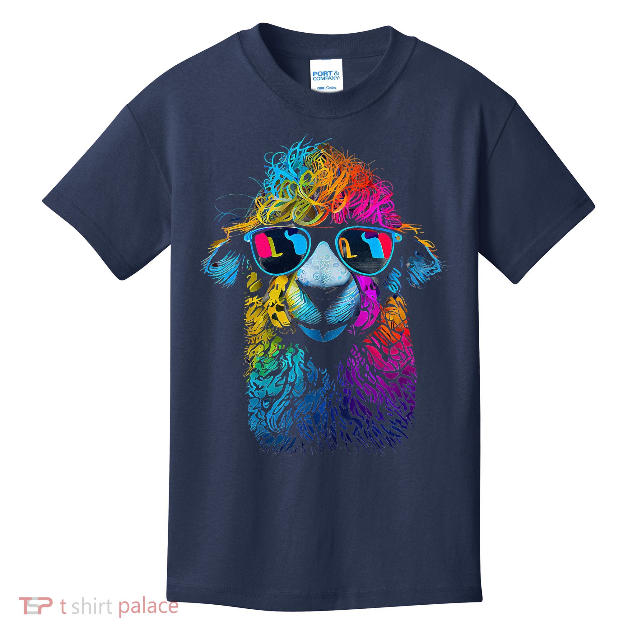 Lama Colorful Cool Alpaca Alpacalover Kids T-Shirt