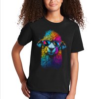 Lama Colorful Cool Alpaca Alpacalover Kids T-Shirt