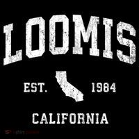 Loomis California Ca Vintage Athletic Tall T-Shirt