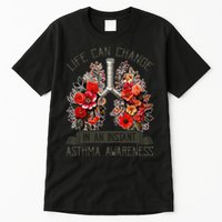 Life Can Change In An Instant Asthma Awareness Tall T-Shirt
