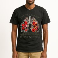Life Can Change In An Instant Asthma Awareness Tall T-Shirt
