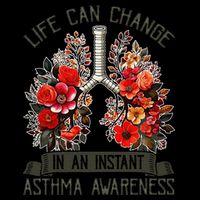 Life Can Change In An Instant Asthma Awareness Tall T-Shirt