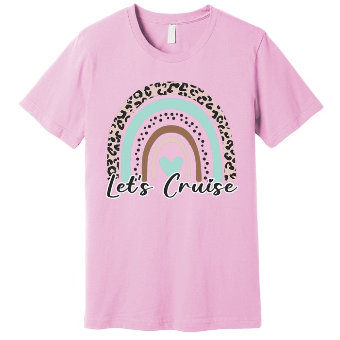 Let's Cruise Cool Summer Vacation Premium T-Shirt