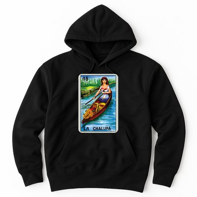 La Chalupa Card Mexican Lottery Card Hoodie