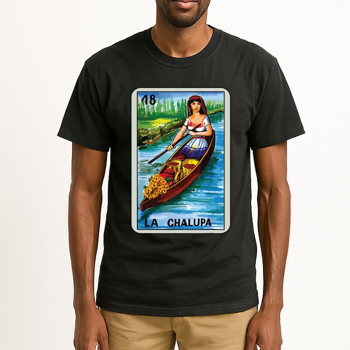 La Chalupa Card Mexican Lottery Card Tall T-Shirt