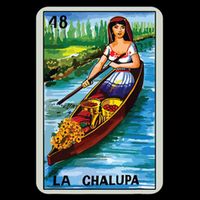 La Chalupa Card Mexican Lottery Card Tall T-Shirt