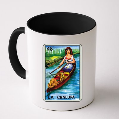 La Chalupa Card Mexican Lottery Card Mug
