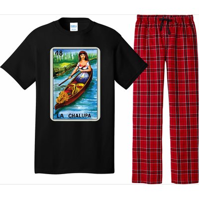 La Chalupa Card Mexican Lottery Card Pajama Set