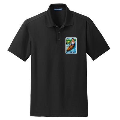 La Chalupa Card Mexican Lottery Card Dry Zone Grid Polo