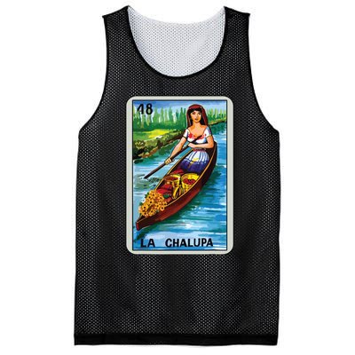 La Chalupa Card Mexican Lottery Card Mesh Reversible Basketball Jersey Tank