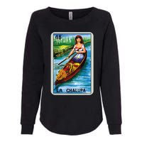 La Chalupa Card Mexican Lottery Card Womens California Wash Sweatshirt